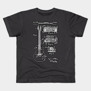 Electric guitar schematics Gibson les paul Kids T-Shirt